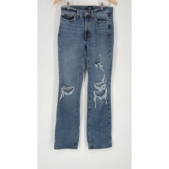 BDG Urban Outfitters High‎ Rise Bootcut Distressed Jeans Women’s Size 24 - Picture 1 of 13
